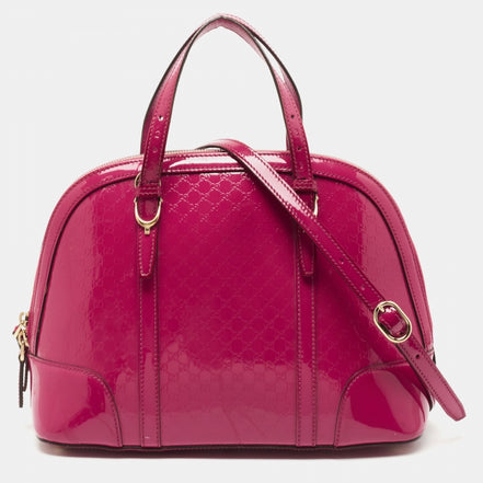 Gucci Nice Microguccissima Patent Leather Dome Bag "Unworn"