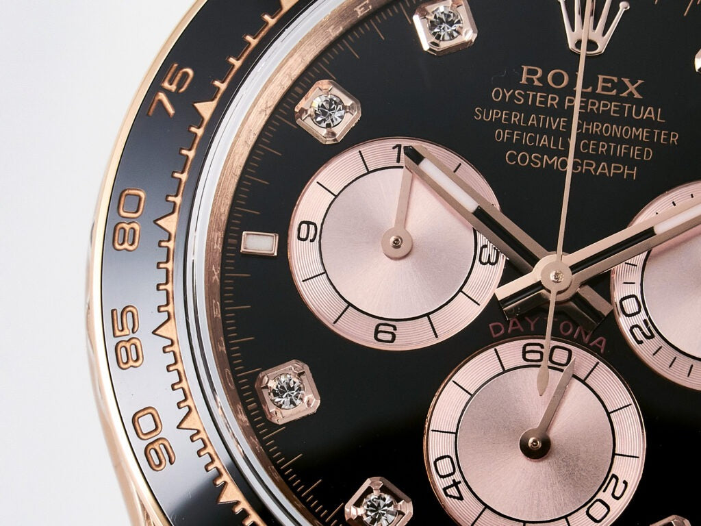 Rolex Cosmograph Daytona 126515 Everose Gold Oysterflex Diamond Dial 