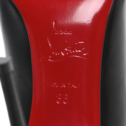 Christian Louboutin Black Calf Leather Kate 100 Pumps "Unworn"