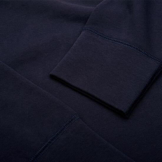 Moncler Double Logo Patch Navy Cotton Sweatshirt (Pre-Loved)