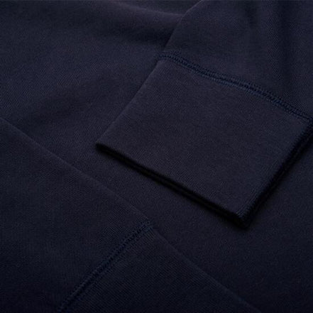 Moncler Double Logo Patch Navy Cotton Sweatshirt (Pre-Loved)
