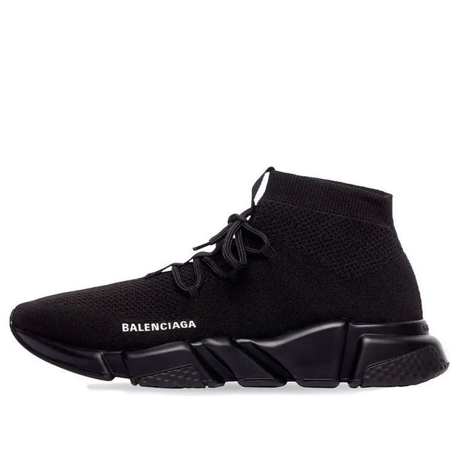 Balenciaga Triple Black Speed Lace-Up Trainers "Unworn"