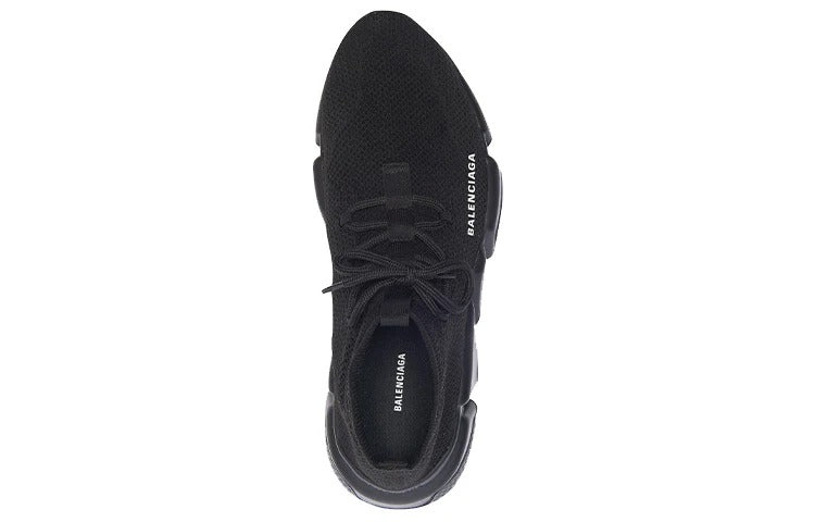 Balenciaga Triple Black Speed Lace-Up Trainers 
