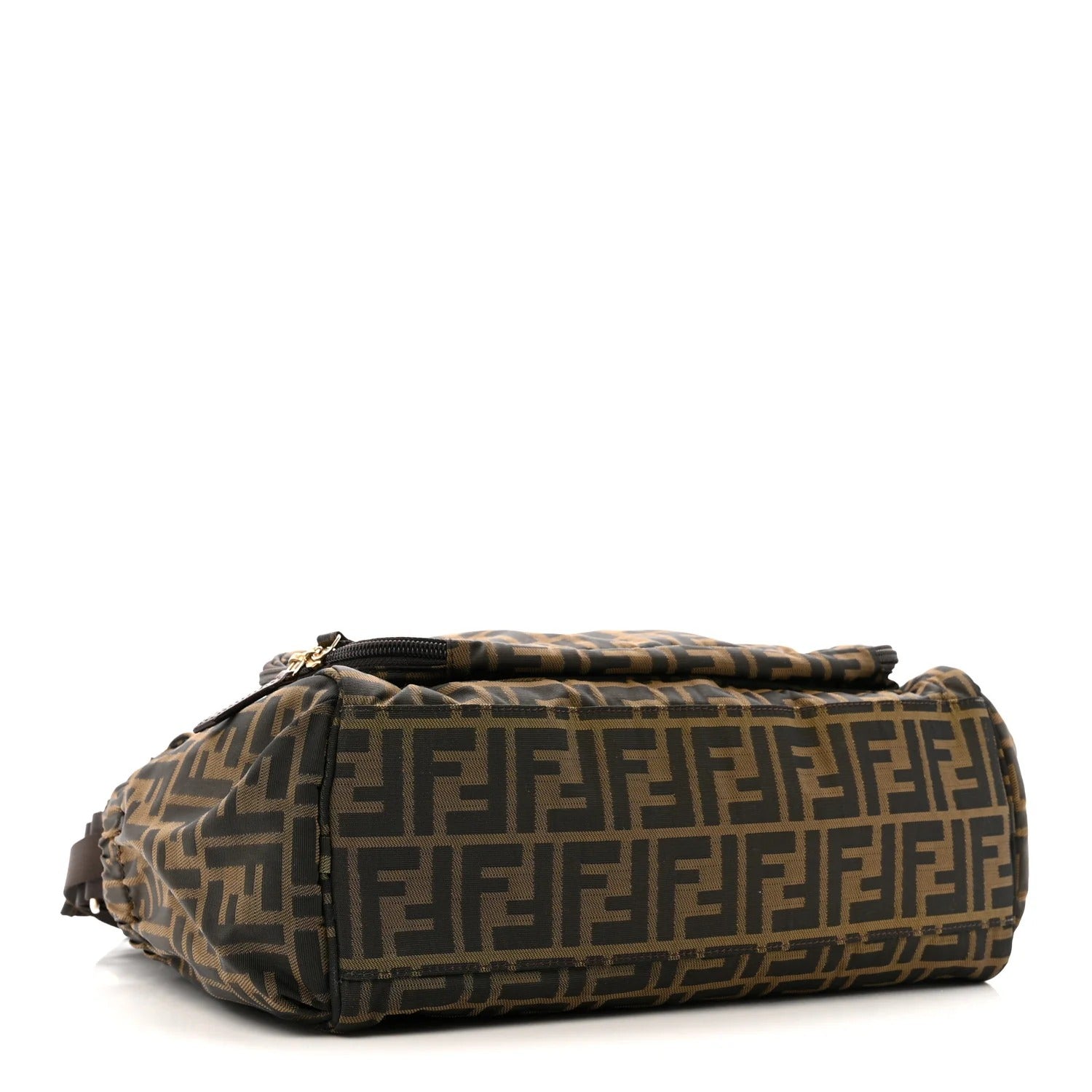 Fendi Nylon Zucca Diaper Bag Tobacco 