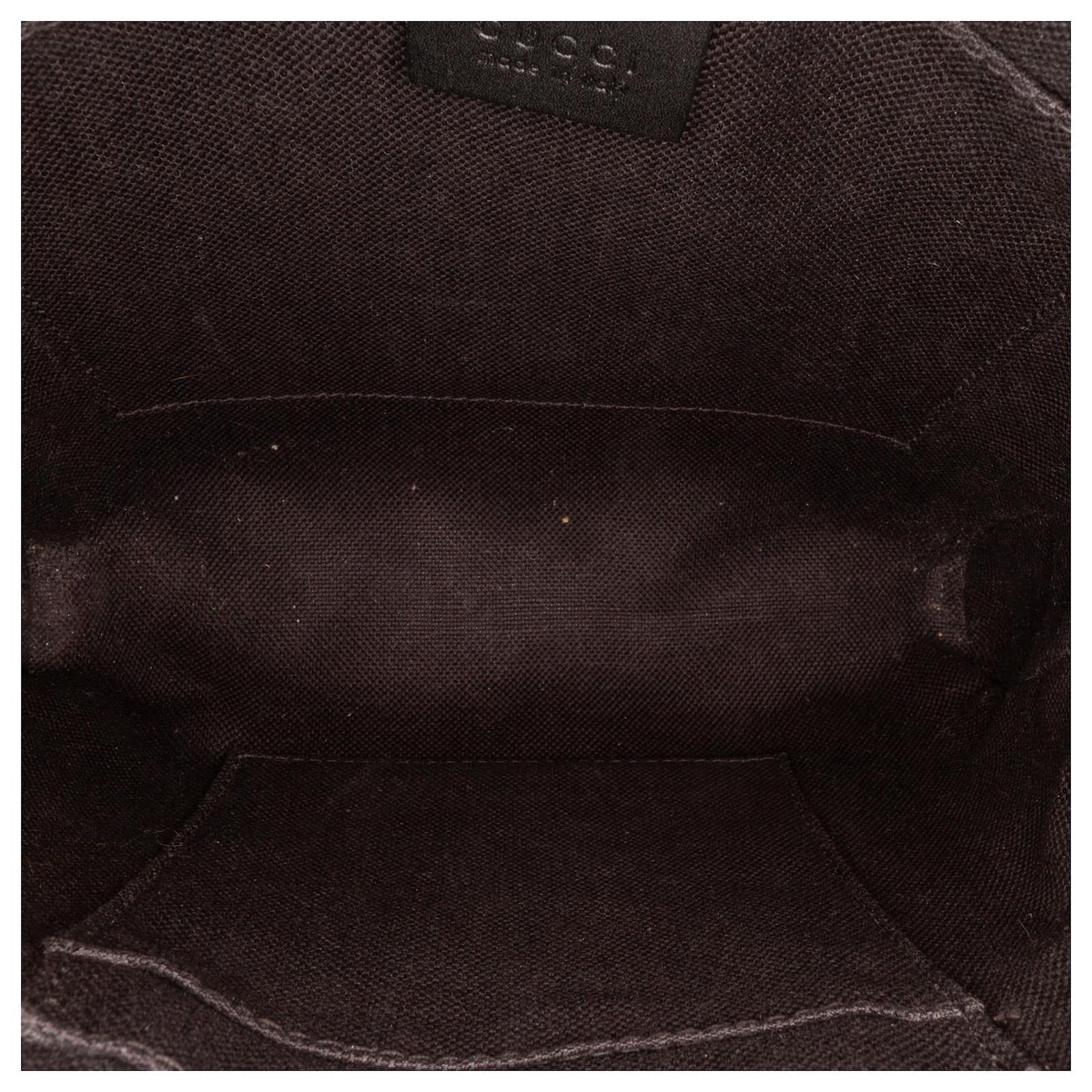 Gucci Black Large Messenger Bag 
