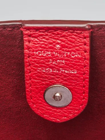 Louis Vuitton Rubis Red Taurillon Leather Lockmeto Tote "Unworn"