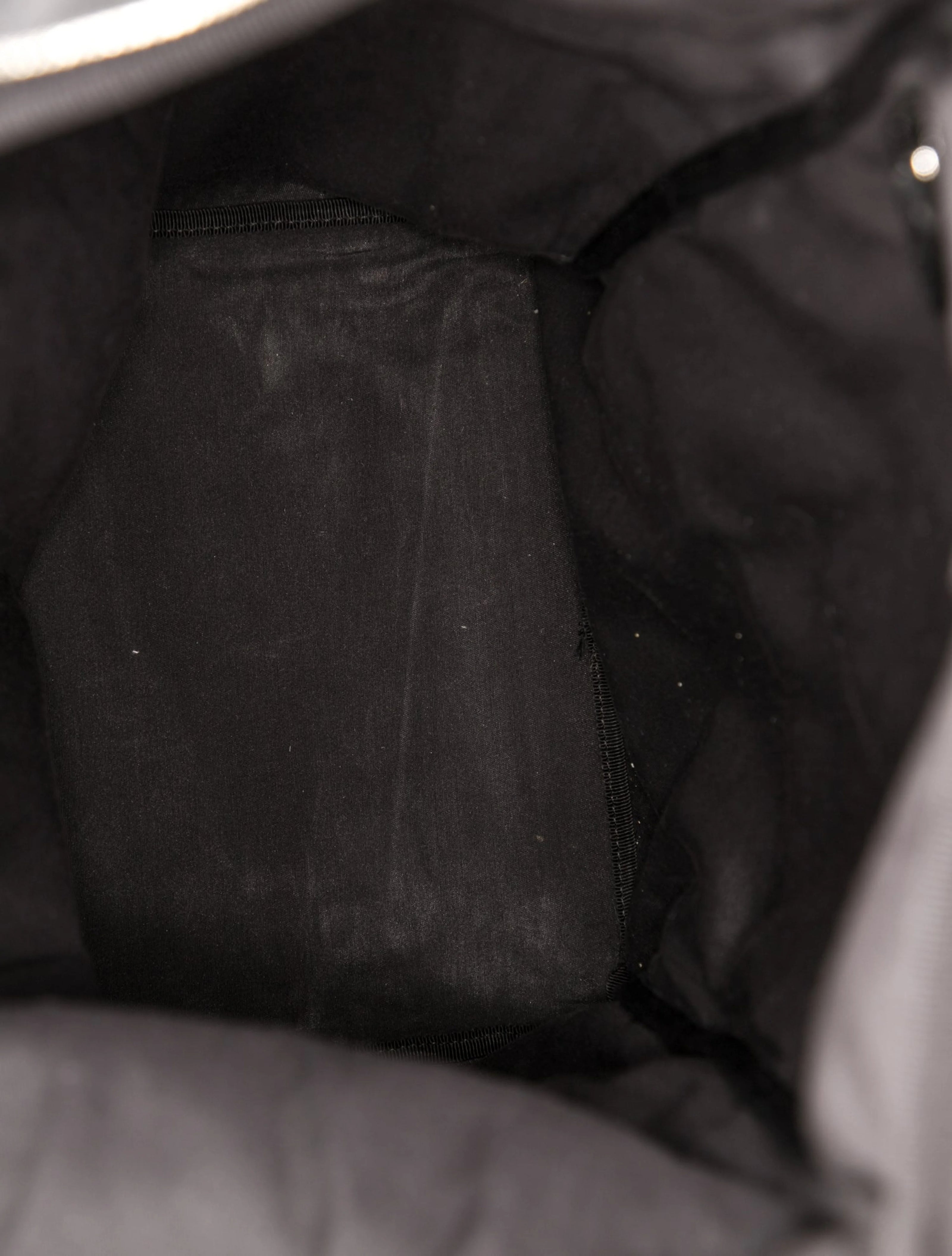 Gucci Black GG Nylon Monogram Backpack 