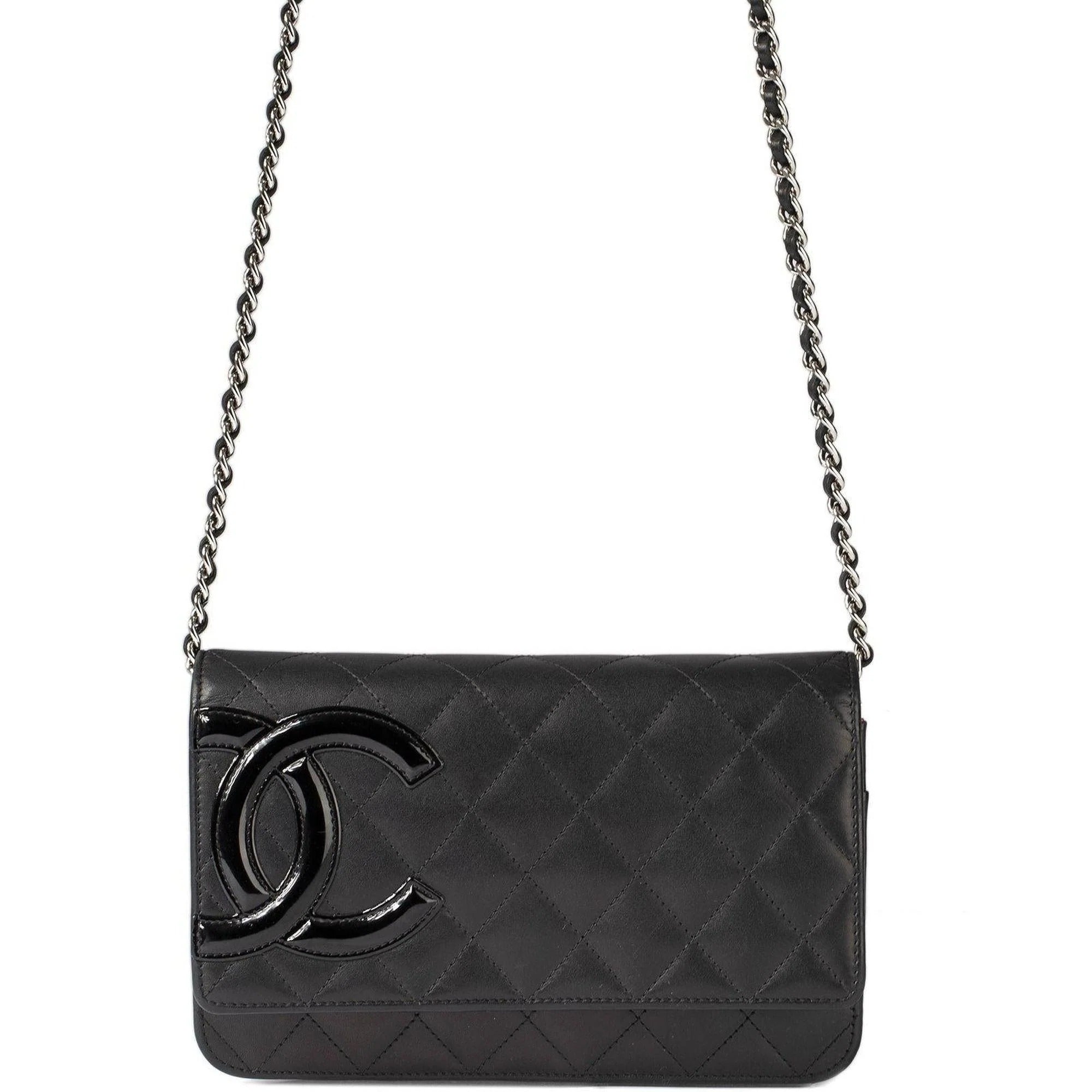 Chanel Leather Handbag Black 