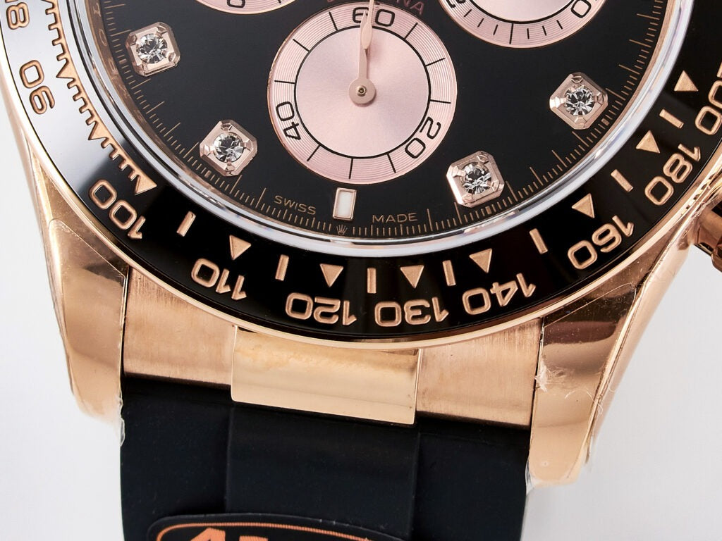 Rolex Cosmograph Daytona 126515 Everose Gold Oysterflex Diamond Dial 