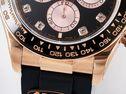 Rolex Cosmograph Daytona 126515 Everose Gold Oysterflex Diamond Dial "Unworn"