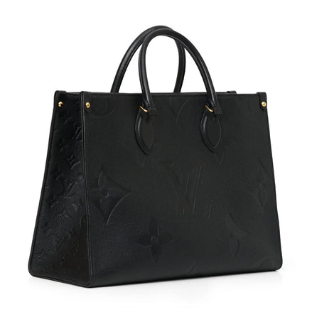 Louis Vuitton Onthego MM Black Monogram Empreinte Leather (Pre-Loved)