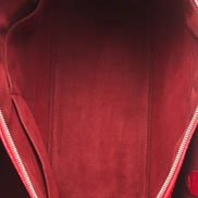 Louis Vuitton Rubis Red Taurillon Leather Lockmeto Tote 