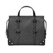 Gucci GG Supreme Monogram Tote Bag (Pre-Loved)