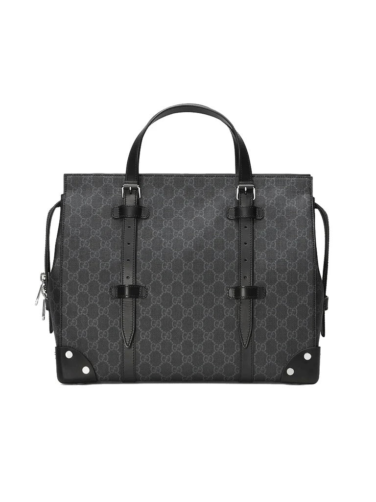 Gucci GG Supreme Monogram Tote Bag (Pre-Loved)