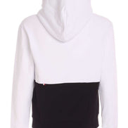 Moncler Color-Block Logo Hoodie White/Black (Pre-Loved)
