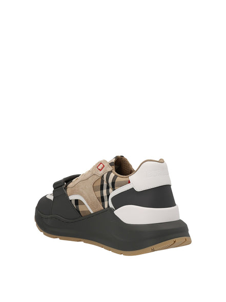Burberry Ramsey Vintage Check Sneakers Beige & Black (Pre-Loved)