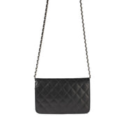 Chanel Leather Handbag Black 
