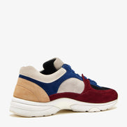 Chanel Multi-Color Suede & Mesh Low-Top Sneakers (Pre-Loved)