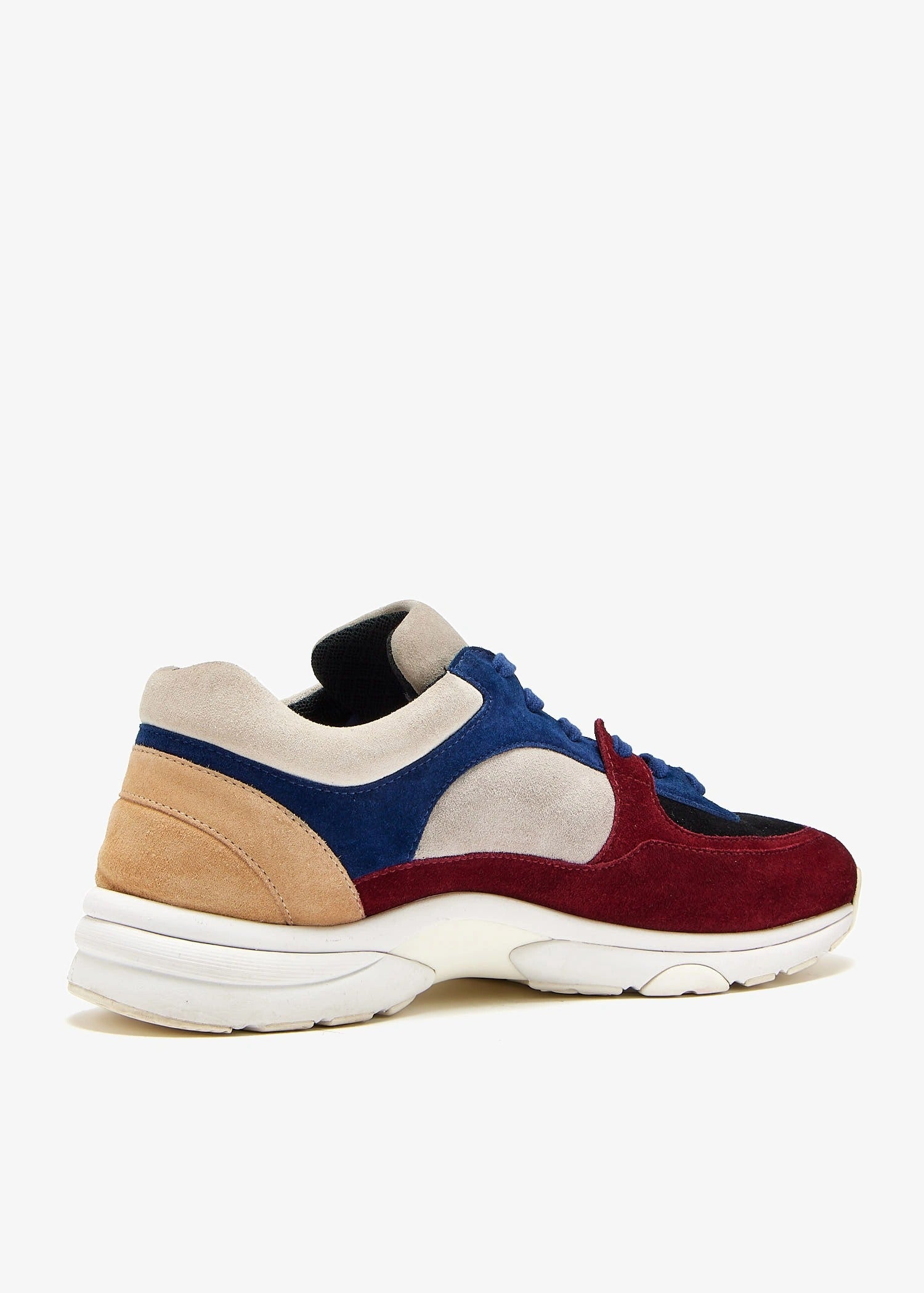 Chanel Multi-Color Suede & Mesh Low-Top Sneakers (Pre-Loved)