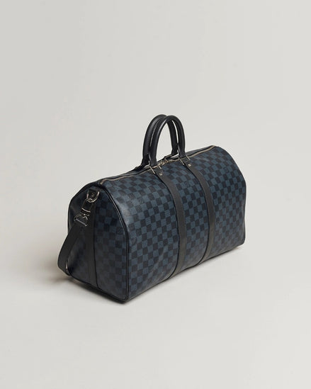 Louis Vuitton Damier Cobalt Keepall Bandoulière 55 (Pre-Loved)