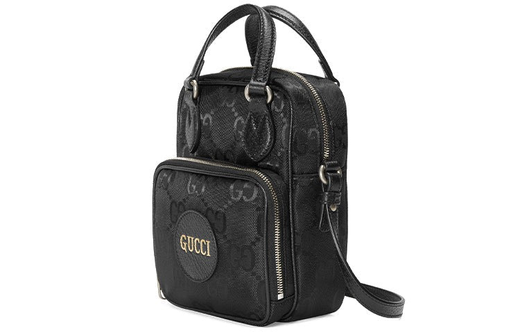 Gucci Black GG Nylon Mini Crossbody Pouch 