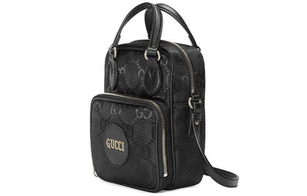 Gucci Black GG Nylon Mini Crossbody Pouch "Unworn"