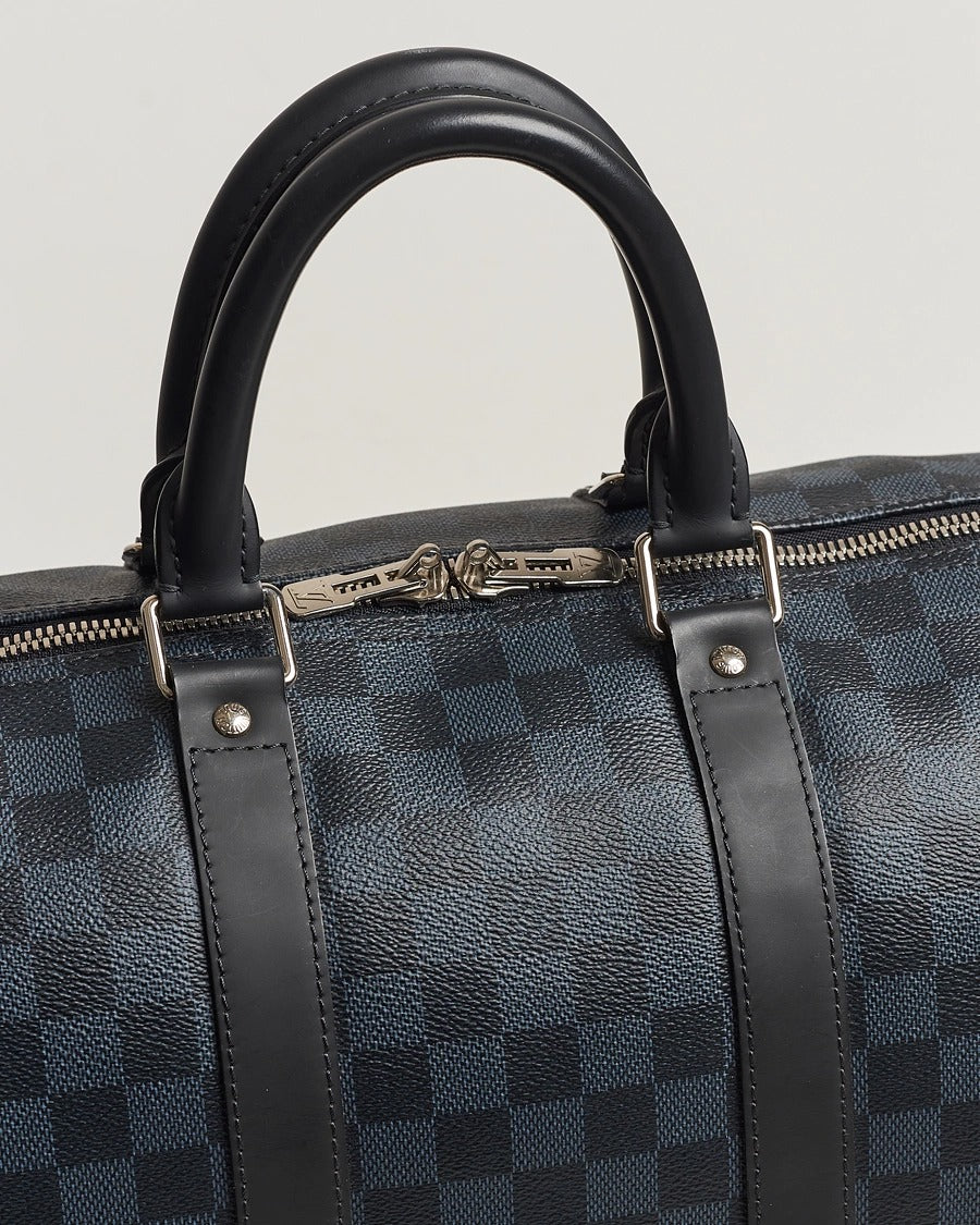 Louis Vuitton Damier Cobalt Keepall Bandoulière 55 (Pre-Loved)
