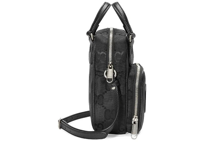 Gucci Black GG Nylon Mini Crossbody Pouch 