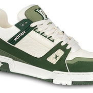 Rare Louis Vuitton Trainer Sneaker Green (Pre-Loved)