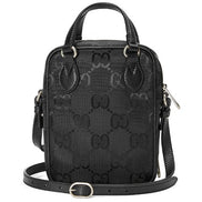 Gucci Black GG Nylon Mini Crossbody Pouch 