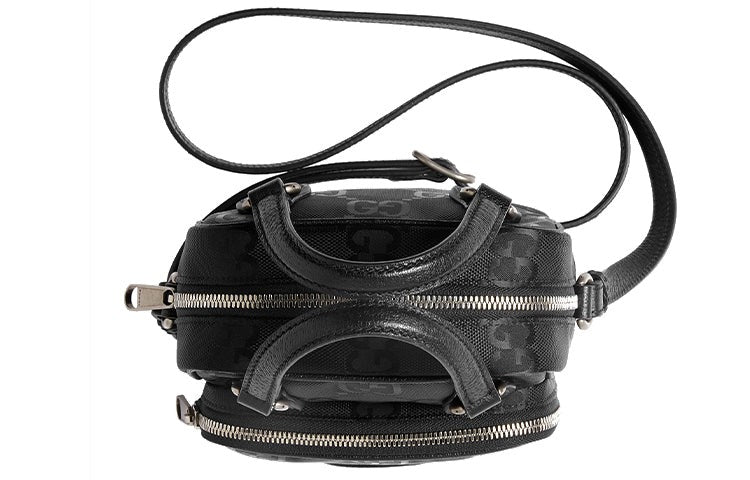 Gucci Black GG Nylon Mini Crossbody Pouch 