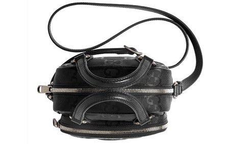 Gucci Black GG Nylon Mini Crossbody Pouch "Unworn"