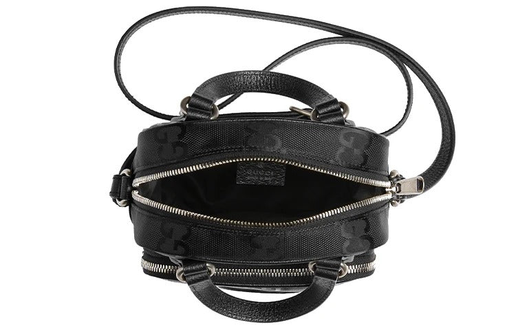 Gucci Black GG Nylon Mini Crossbody Pouch 