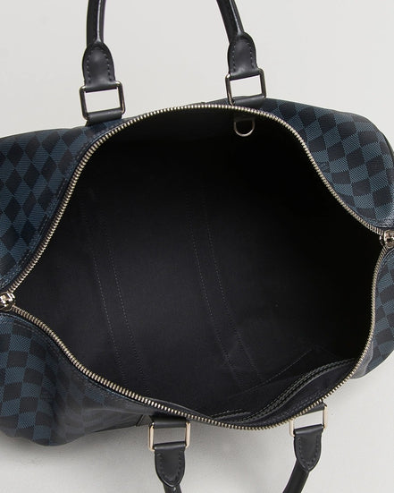 Louis Vuitton Damier Cobalt Keepall Bandoulière 55 (Pre-Loved)