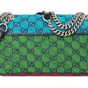 Gucci GG Marmont Multicolor Canvas Super Mini Bag 