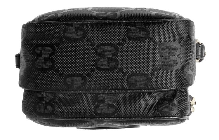 Gucci Black GG Nylon Mini Crossbody Pouch 