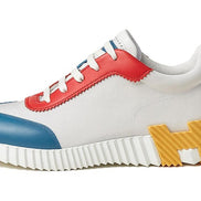 Hermès Multi-Color Technical Canvas Bouncing Sneakers 