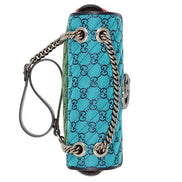 Gucci GG Marmont Multicolor Canvas Super Mini Bag 