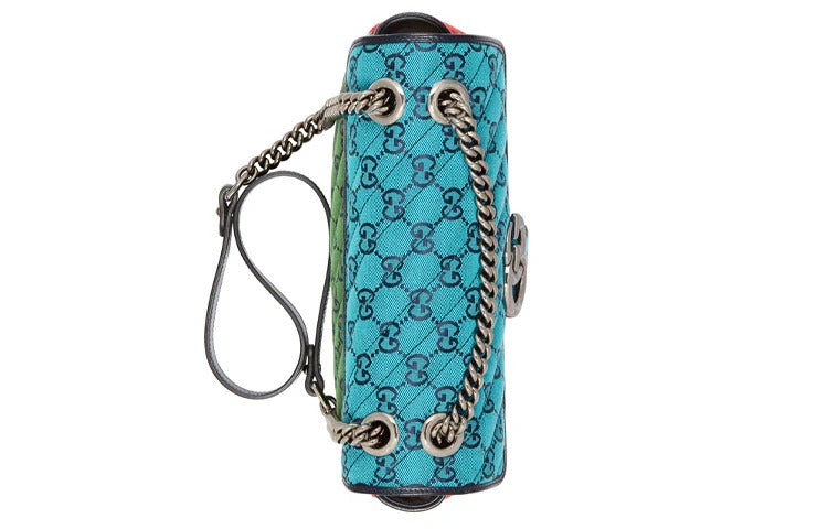 Gucci GG Marmont Multicolor Canvas Super Mini Bag 