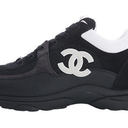 Chanel Black and White Runner Sneakers 