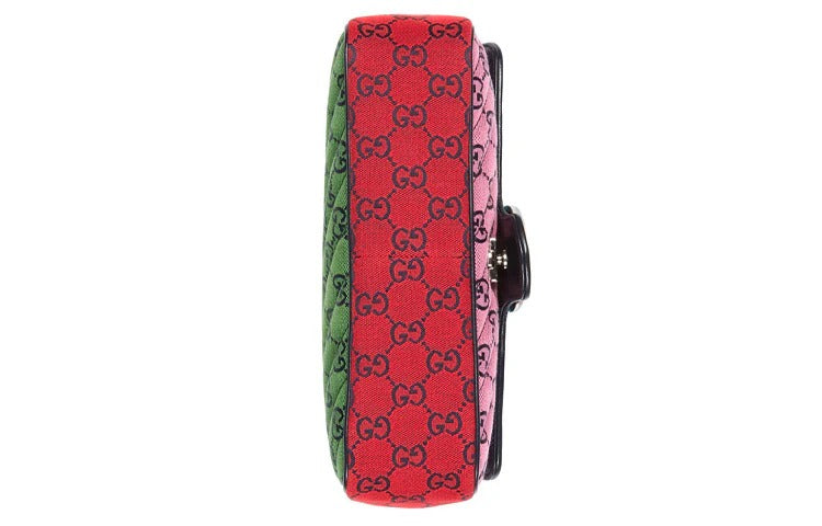 Gucci GG Marmont Multicolor Canvas Super Mini Bag 