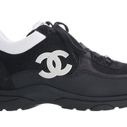 Chanel Black and White Runner Sneakers 