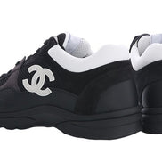 Chanel Black and White Runner Sneakers 