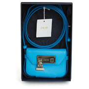 Dior Smooth Calfskin Pouch With Strap Blue “Never Owned”