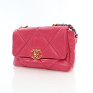 Chanel 19 Medium Flap Bag Pink Lambskin 