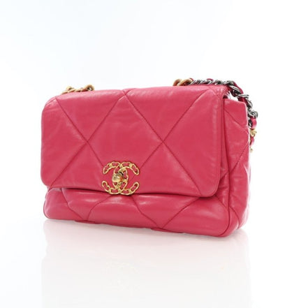 Chanel 19 Medium Flap Bag Pink Lambskin "Unworn"