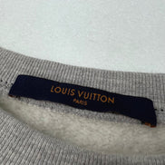 Louis Vuitton Heather Grey 'Peace and Love' Sweatshirt (Pre-Loved)