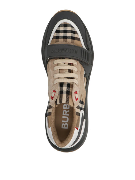 Burberry Ramsey Vintage Check Sneakers Beige & Black (Pre-Loved)