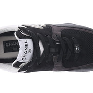 Chanel Black and White Runner Sneakers 