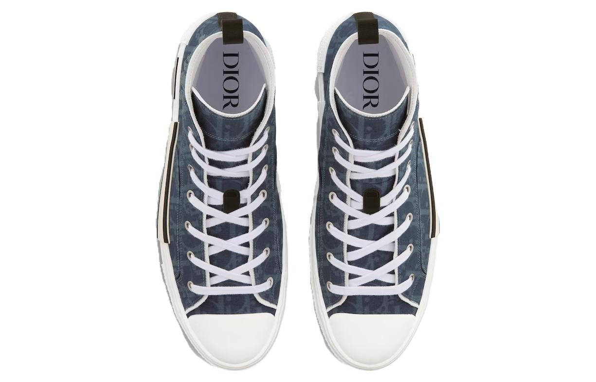 Dior x Denim Tears B23 Oblique High-Top Sneakers (Pre-Loved)